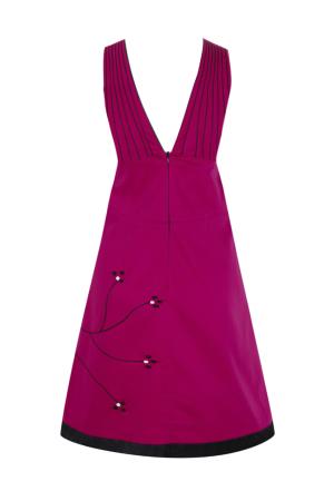 Dress Último bolero (fuchsia&black)